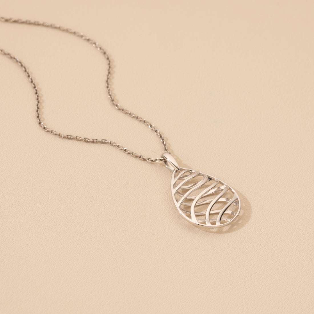 Sterling Silver Wave Pendant Collection