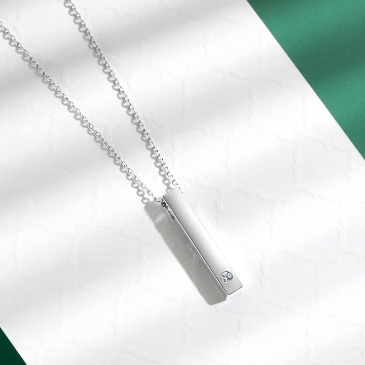 SJC Diamond 925 Sterling Silver Pendant Necklace