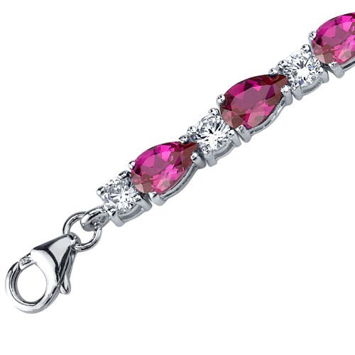 SJC Ruby 925 Sterling Silver Bracelet