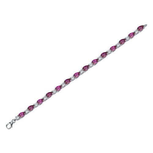 SJC Ruby 925 Sterling Silver Bracelet