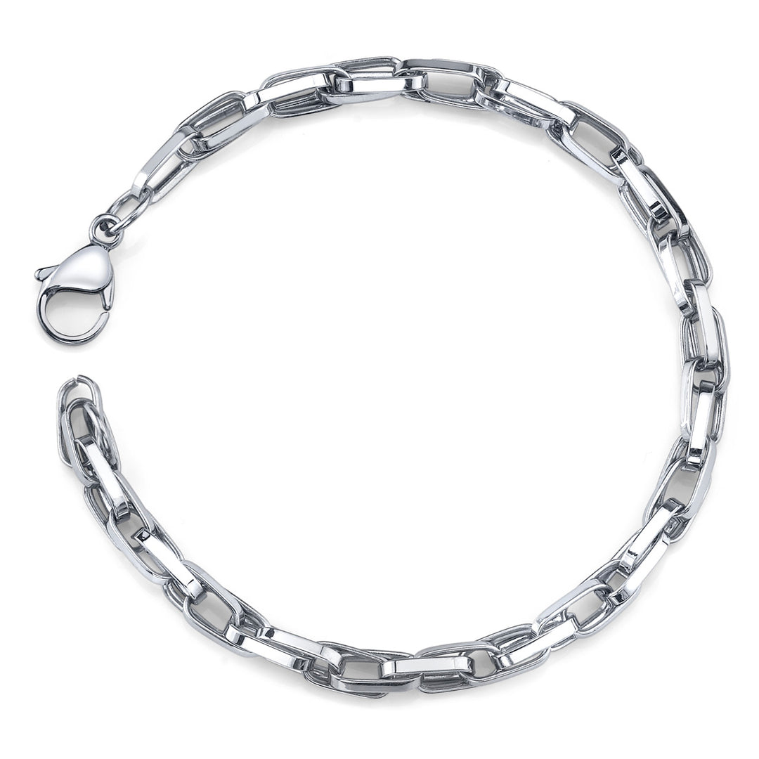 Stainless Steel Heavy Duty Link Chain Bracelet