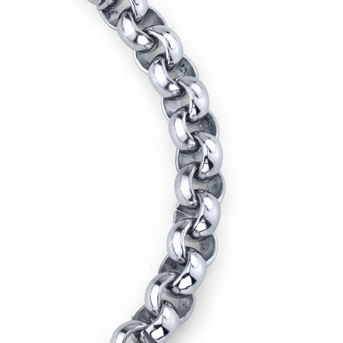 Stainless Steel Rolo Link Bracelet