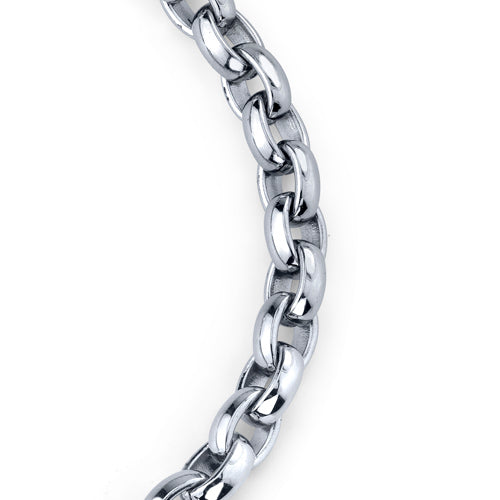 Stainless Steel Belcher Link Bracelet