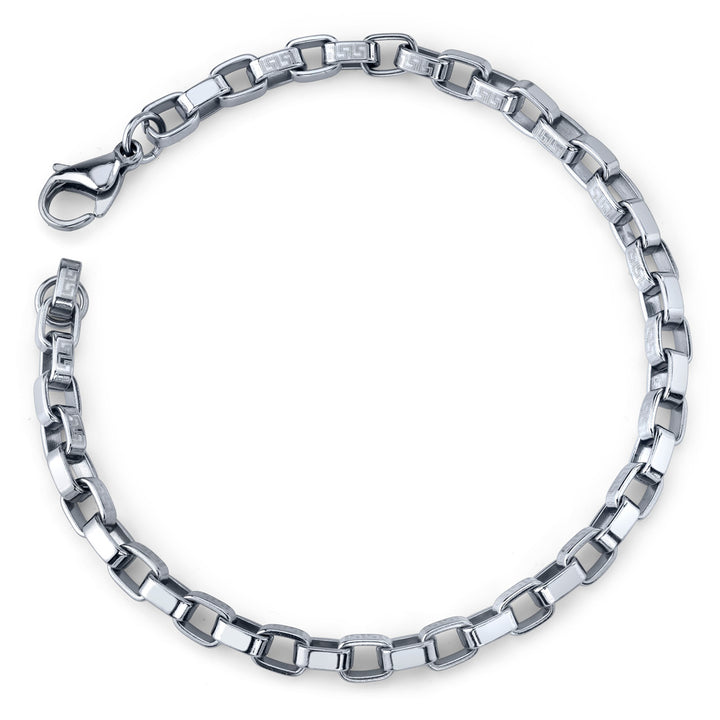 Stainless Steel Box Link Bracelet