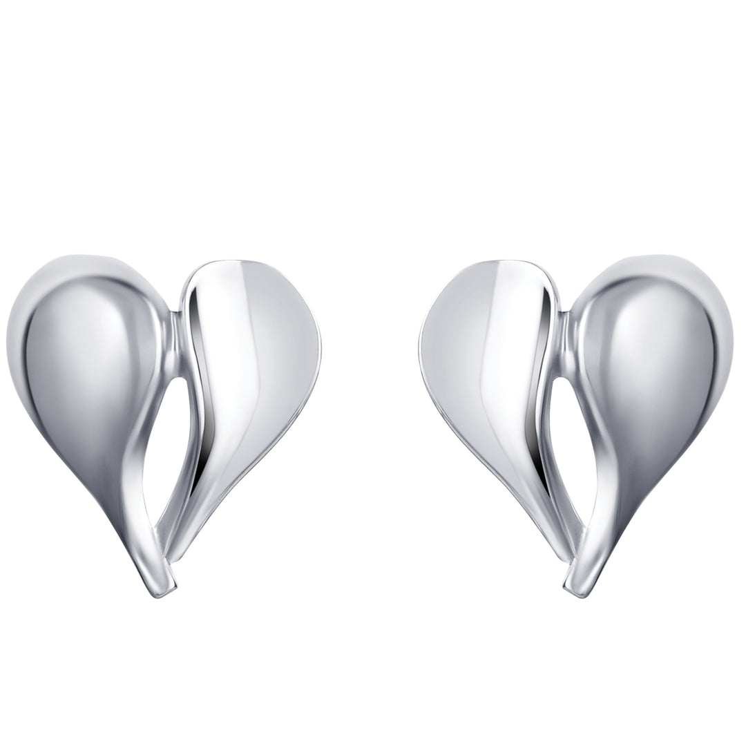 Sterling Silver Pure of Heart Earrings for Women