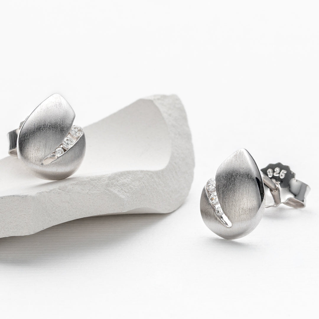 Sterling Silver Morning Dew Earrings for Women