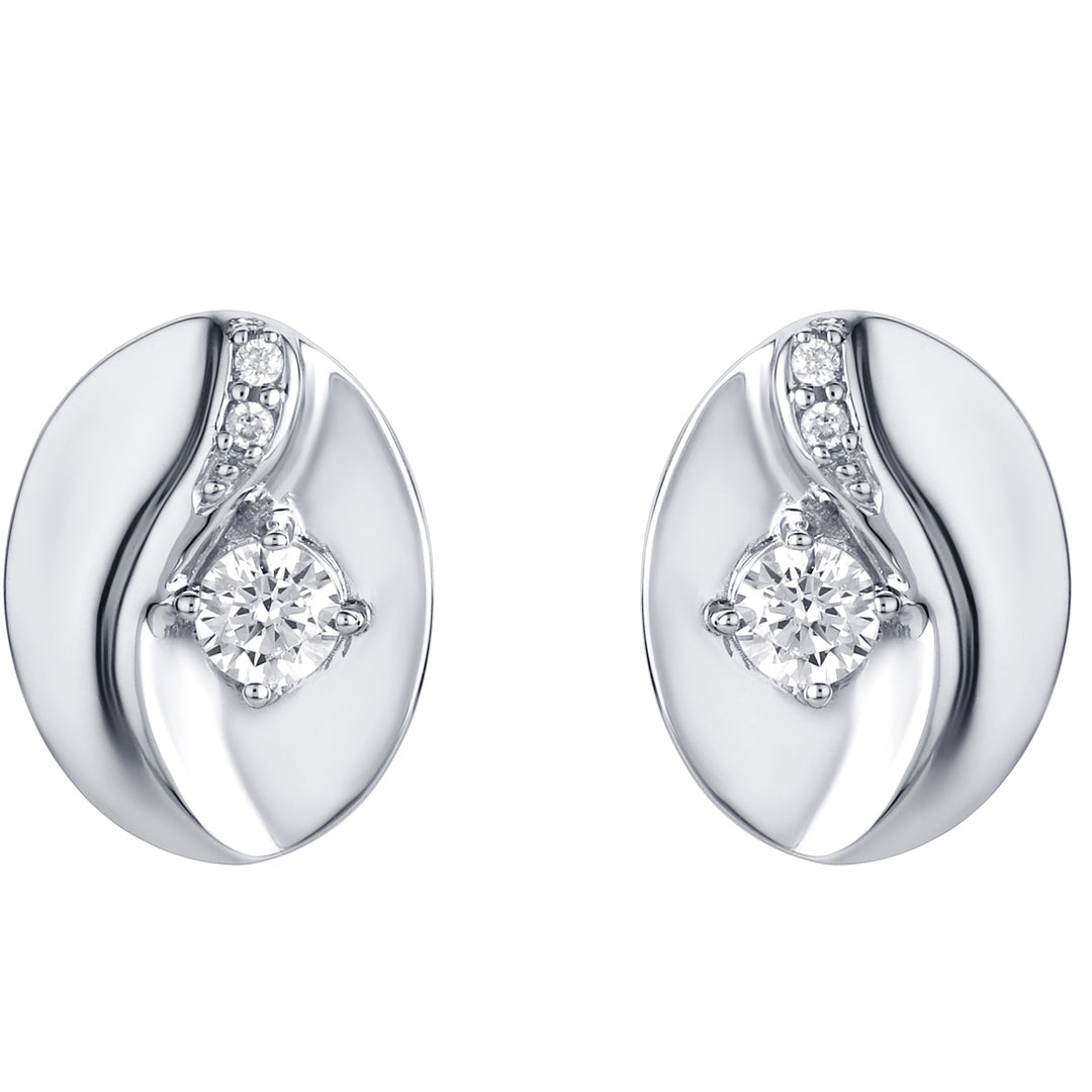 Sterling Silver Moonlight Jeweled Earrings for Women