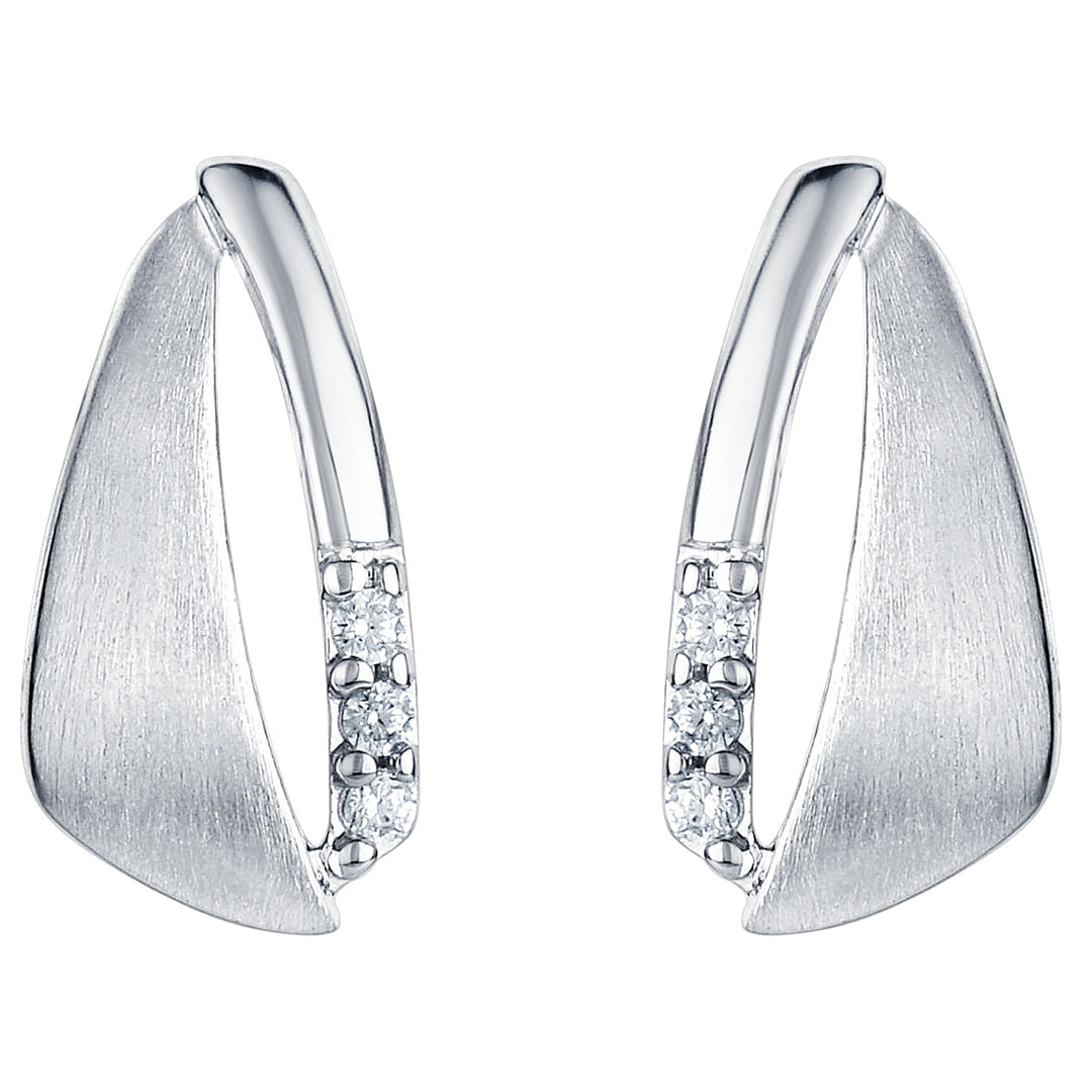 Sterling Silver Minimalist Siren Earrings for Women