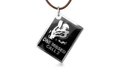 Surgical Steel Dog Tag Missed Call Message Pendant