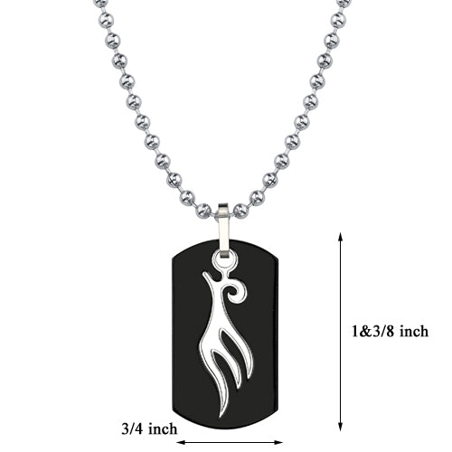 Titanium Phoenix Necklace