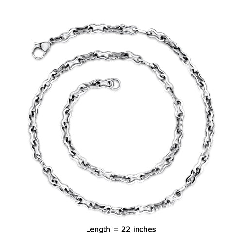 Elegant Figure 8 Stainless Steel Necklace