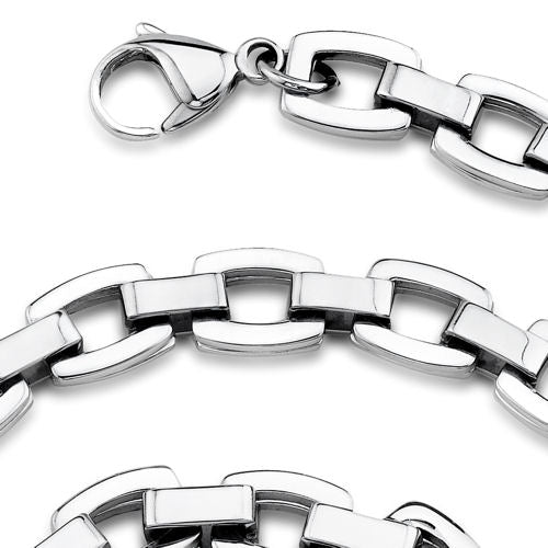 Heavy Duty Double Link Stainless Steel Necklace