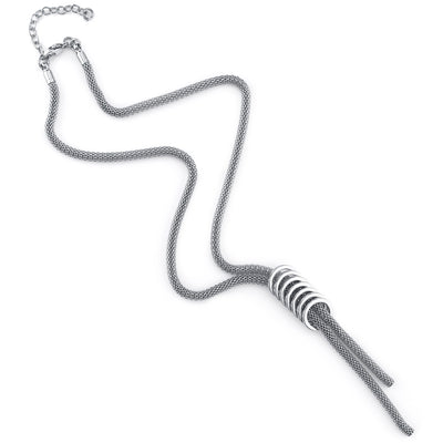 Y Lariat Layering Necklace Stainless Steel 18+2 inches