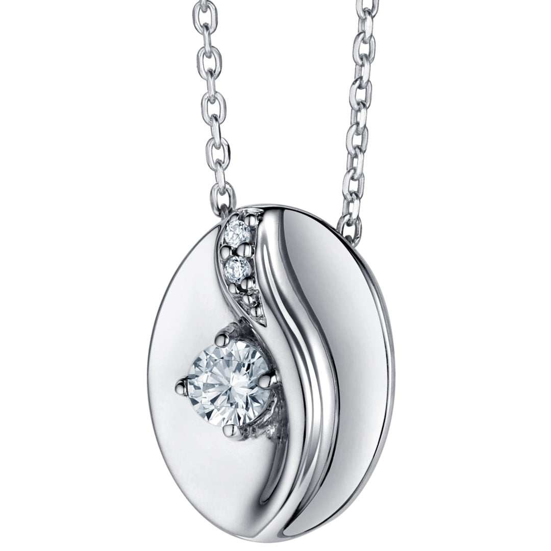 Sterling Silver Moonlight Jeweled Pendant