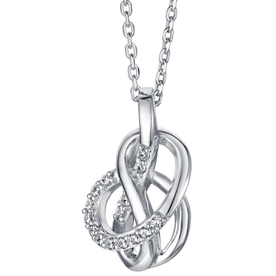 Sterling Silver Infinity Link Pendant