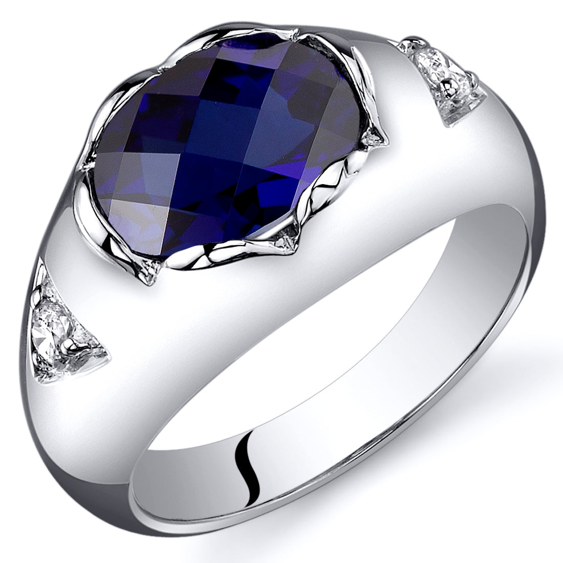 Popular NEW Stamped 925 Blue Sapphire Ring 40 S7