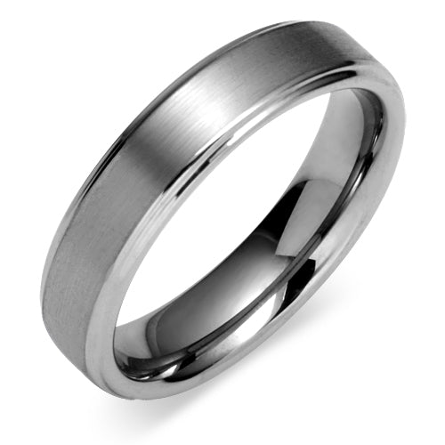 Classic 6mm Mens Tungsten Band Size 12