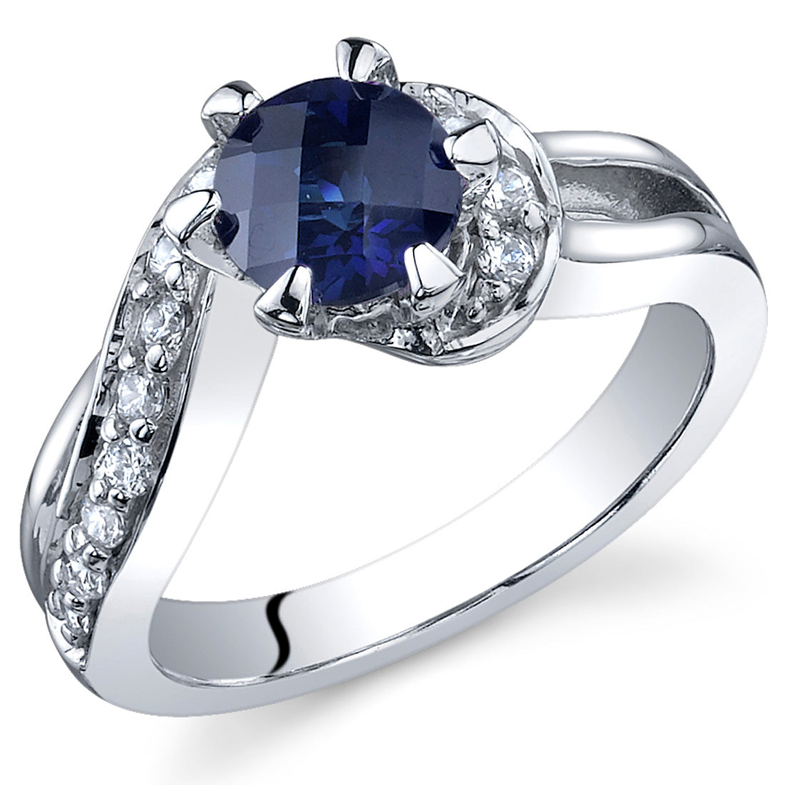 Sterling Silver Sapphire Ring hotsell 9